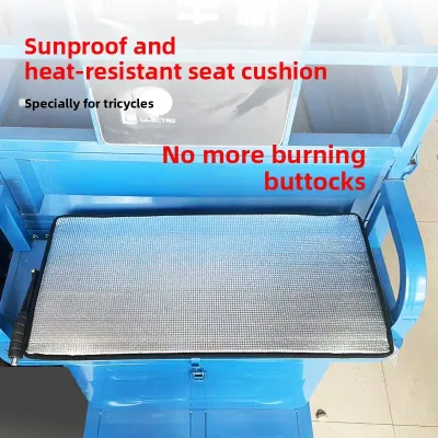 Thickened Electric Tricycle Seat Cushion Heat Insulation Sun Protection Universal Waterproof Moisture Proof Four Seasons
