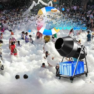 Large Outdoor Shooting Foam Machine Nursery Water Park Swimming Pool Party Stage Equipment Bubble Maker