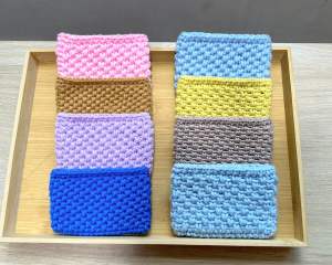 Crochet ezlink bus MRT cardholder sleeve | convenient for everyday travel with a tap