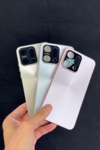 For OPPO Reno 14 Pro 5G Casing Hard Matte PlasticI Mitation Metal Back Phone Case Cover