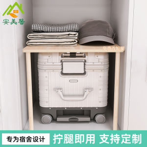 Multi-Layer Partition Shelf Closet Storage Organizer Wood Material No-Drilling Installation for Clothes And Hats in Closet
