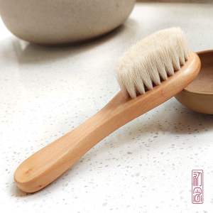 SG Baby Soft Goat Wool Hair Comb Brush Newborn Infant Hairbrush Baby Scalp Massage Brush Children Shampoo Comb
