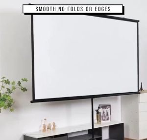 Fiberglass Tripod Projector Screen Portable Fiberglass Projector Screen 100 inch 84 inch 16:9 HD Projector Screen with Tripod Foldable HD Projection Screen