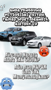 BREATH Mitsubishi Triton / Pajero / Gradis / Airtrek CU Interior Cabin Air Filter Aircond Penapis Udara MR398288