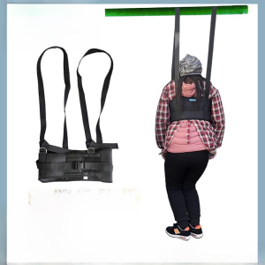 Home Canvas Lumbar Spine Traction Belt Spine Protruding Sling Hanging Monkey Bars Pelvis Pull-down Fixing Band Stretch Strap