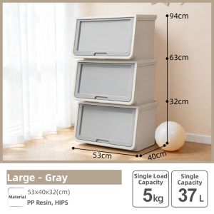 IRIS | Flip-top Stackable Children Storage Box