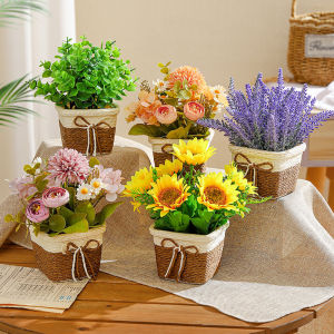 MLZH | Artificial Sunflower Plastic Flower Home Decor Gift