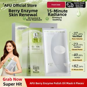 AFU | Berry Enzyme Facial Mask for Exfoliating Oil Control Tightening Essence Oil