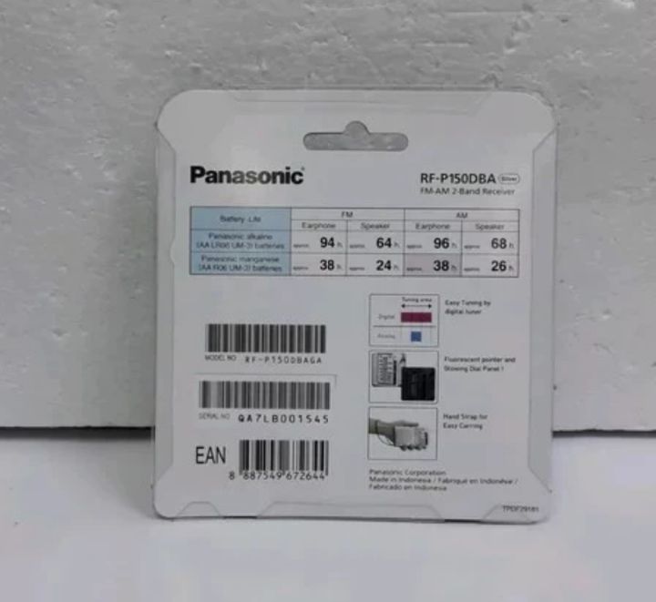 PANASONIC%20RADIO%20POCKET%20MINI%20RF%20P%20150%20DBA%20AM%20FM%202%20BAND%20-%20Image%203