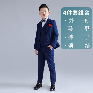 พลัสไซส์ Boys ชุดสูท Set Performance Outfit ฤดูใบไม้ผลิ ฤดูร้อน ลายดอกไม้ เดรส Little Tailor จัดแสดงใน สไตล์เกาหลี โดย Gubao Princess