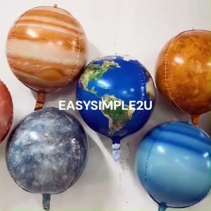 🔥Ready Stock🔥Astronaut Rocket Outer Space Party Balloon Happy Birthday Decorations Belon Peralatan Meja Parti Angkasa