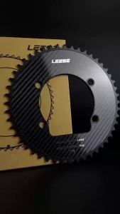AEROWERK Leese 4-Bolts 110BCD Single Chainring36/38/40/42/44/46/48/50/52/54/56/58T Road /Folding Bike Carbon +Alloy Chainwheel