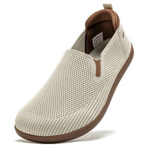 HOBIBEAR | HOBIBEAR Women Wide Toe Box Shoes Barefoot  Slip on Walking Sneakers Mesh Breathable Classic Minimalist Shoes for Female