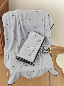 Womens Coral Fleece Bath Towel Cotton Quick Dry No Shedding Absorbent Large Size Suitable for Adults Students Dormitory