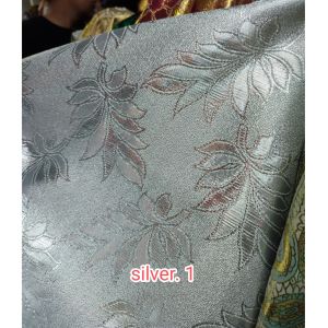Kain Lame kembang  / Bahan jaguar lame kembang (hrg 1 mtr)