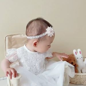 Băng đô vải turban cho bé băng đô ren hoa dễ thương đáng yêu cho bé gái PK186