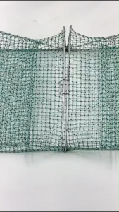 Lồng Bẫy Cua Biển Ghẹ Khung Thép Gấp Gọn Rọ Bắt Cua Lưới Siêu Bền - 2 Cỡ Lớn Nhỏ - SaFami Store