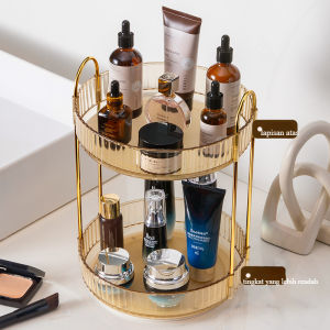 Rak Makeup Rotating 360: Organizer Makeup dan Parfum