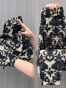 WANGGONGZHU | High Waist Chinese Style Loose Fit Casual Pants Women Summer New Cool Feeling Harem Pants Fashion Print Thin Women Pants