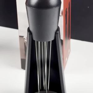 1pcs Espresso Coffee Stirring Tool Coffee Powder Stirrer Stainless Needle Distributor Wood Handle Barista Hand Distribution Tool
