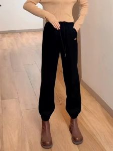 High Waist Slimming Cuffed Sweatpants Casual Harajuku Pants plus Size Womens Fashion Autumn Winter New Arrival Versatile Comfortable