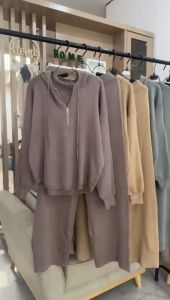 SETELAN WANITA MOTIF POLOS IMPORT