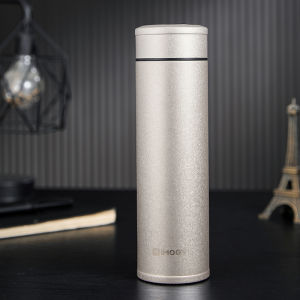 IMOGY | Tea Brewing Thermos Cup Temperature Display Large Capacity Pure Titanium Lining
