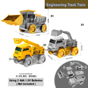 Space Track Toys Magic Climbing Electric Engineering Race Car Toy Bendable Flexible Race Track Cars Train Toy For Kid Gift