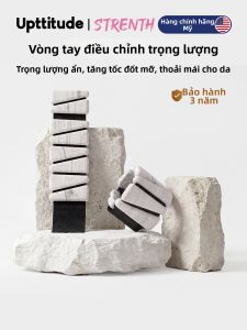 UPTTITUDE | Dây đeo cổ tay và mắt cá chân bằng silicone có trọng lượng điều chỉnh được vô hình cho nữ tập thể thao