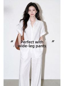 V.C.I | Minimalist Style Cotton Linen Shirt