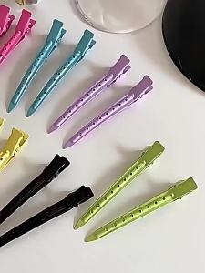 Q Metal Duckbill Clips Fluffy Root Lift Barrettes Volumizing Styling Clamps Perm Curly Fixing DIY Salon Pro Accessory Tools