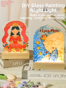 DIY Hand-Painted Night Light