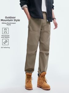 MIANXIANSHENG | Outdoor Utility Loose Tapered Pants