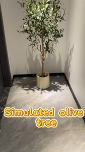【Local Delivery】Large Faux Olive Tree Pokok Hiasan Potted Indoor Plant Home Commercial Decor