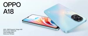 OPPO | New OPPO A18 Smartphone 8GB+256GB 5000mAh Battery 90Hz Display Helio G85 1TB microSD Support Ultra Volume Mode Dual SIM