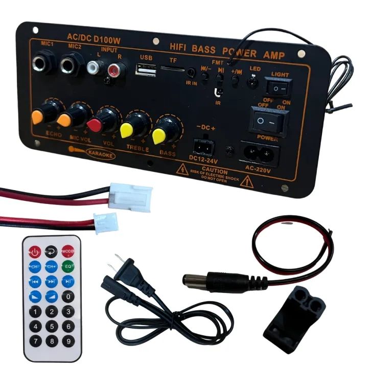 [ฟรีสายลำโพง 2 เส้น]จัดส่งฟรี! รับคูปองค่าจัดส่งD10 D20 D100 220V 12V ...