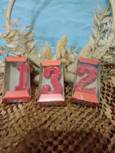 Lilin Angka Merah