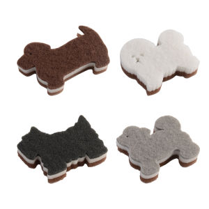 Khăn Lau Nhà Bếp Hình Chú Chó Hoạt Hình Dễ Thương Oakliving Dụng Cụ Vệ Sinh Nhà Bếp Chổi Rửa Bát Chổi Rửa Chén Chổi Rửa Bát