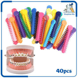 Power O 1 Pack Isi 40 Karet Behel Warna Campur Karet Behel Gigi Karet Behel Power Untuk Bracket Permanen