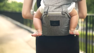 Mimosa Airplush 6-Way Hipseat Carrier - Winter Grey