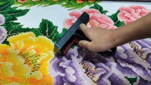 Con lăn chặt đá tiện dụng Dụng cụ cán phẳng tranh đá