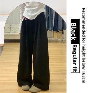 LANMENGYA | Summer New Small Size High-class White Linen Wide-leg Trousers