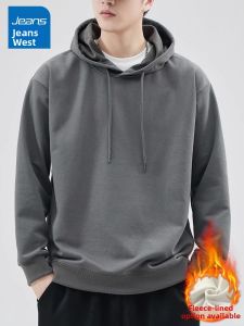 Jeanswest | Hooded Fleece Sweatshirt for Men and Teens Casual Loose Fit
