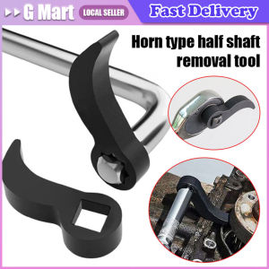 2PCS Angle Type Half Axle Disassembly ToolDrive Pry bar Adapter used for Open-end WrenchesDisassembling Axles Repair Tool