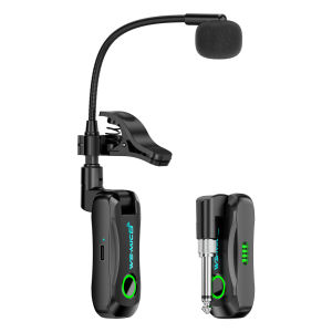 Wireless Acoustic Instrument Microphone for SaxophoneViolin and other Acoustic Instrumen High Quality Audio Anti-interference