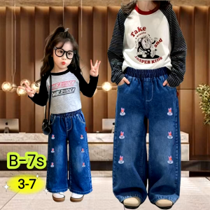 Celana Jeans Kulot Anak Perempuan Usia 1-10 Tahun Celana Kulot Anak Perempuan Import Terbaru