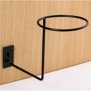 Biblio【Ready in Stock】 Helmet Hanger Wall Mount Display Rack Basketball Stand Multifunctional Storage Shelf 1Pc