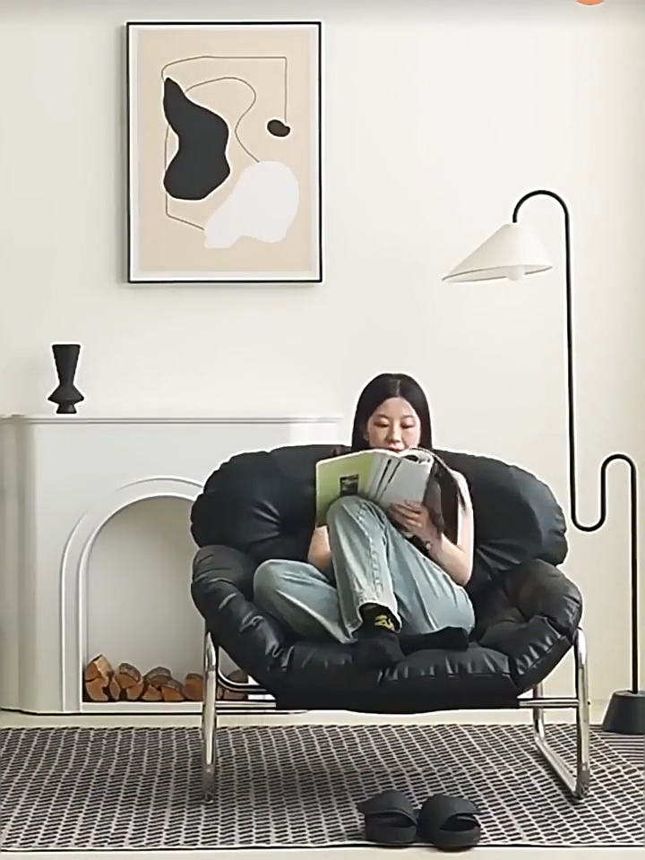 Light luxury single sofa chair lazy sofa chair  living room leisure sofa chair