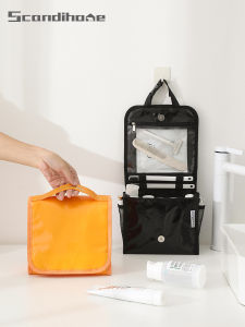 Portable Travel Toiletry Bag Waterproof Hanging Design Large Capacity Womens Cosmetic Storage Bag Scandihome Brand New 2025