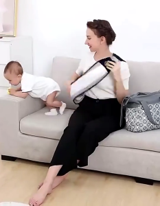 SG Portable Baby Carrier Breatable Baby Carrier Wrap Ergonomic Toddler Sling Soft Adjustable Anti-Slip Baby Carrier Wrap